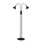 Golvlampa Nordlux Ray Dubbel Svart Dimbar