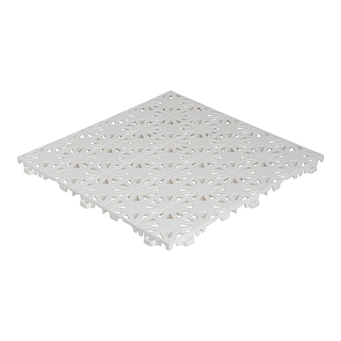 Golvplatta Hestraplattan Hestra Snow White Golvtrall i Plast