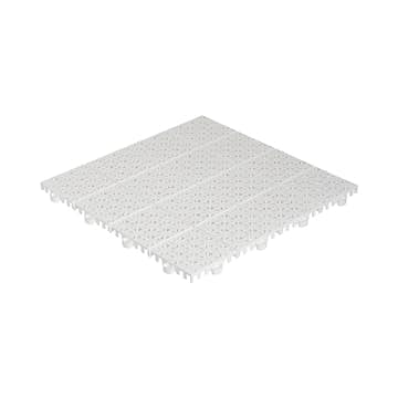 Golvplatta Hestraplattan Universa Snow White Golvtrall i Plast