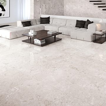 Klinker Tenfors Artic Blanco Marmor Blank 78x158 cm