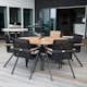 Matgrupp Venture Home Meya Ø 140 med 6 Stolar