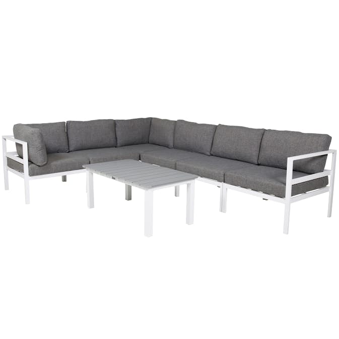 Loungegrupp Venture Home Copacabana med Pincy Soffbord 3+3 Utomhus