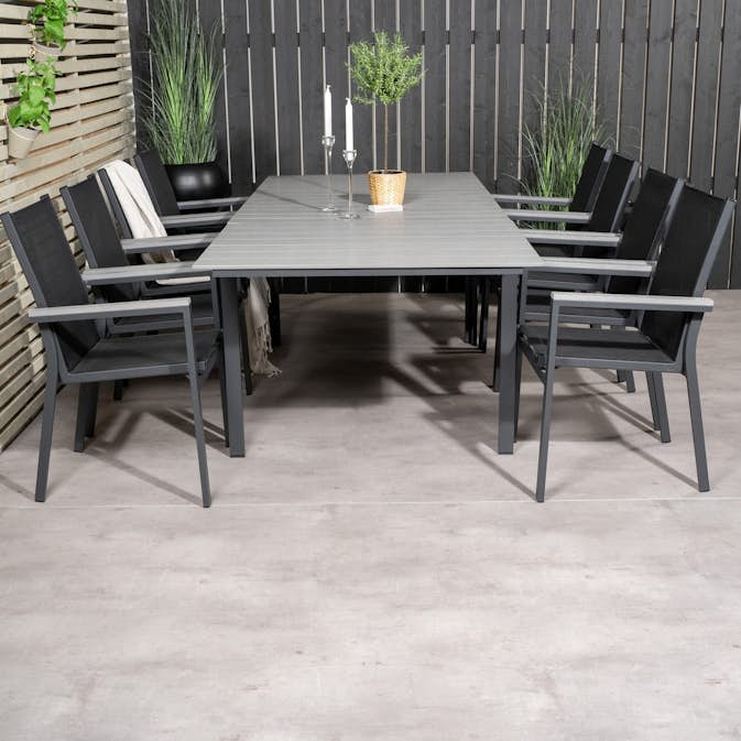 Matgrupp Venture Home Lova 160/240 med 8 Pincy Stolar