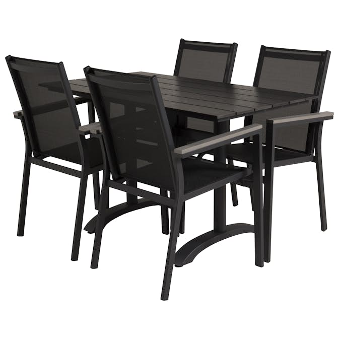 Cafégrupp Venture Home Dolly med 4 Pincy Stolar