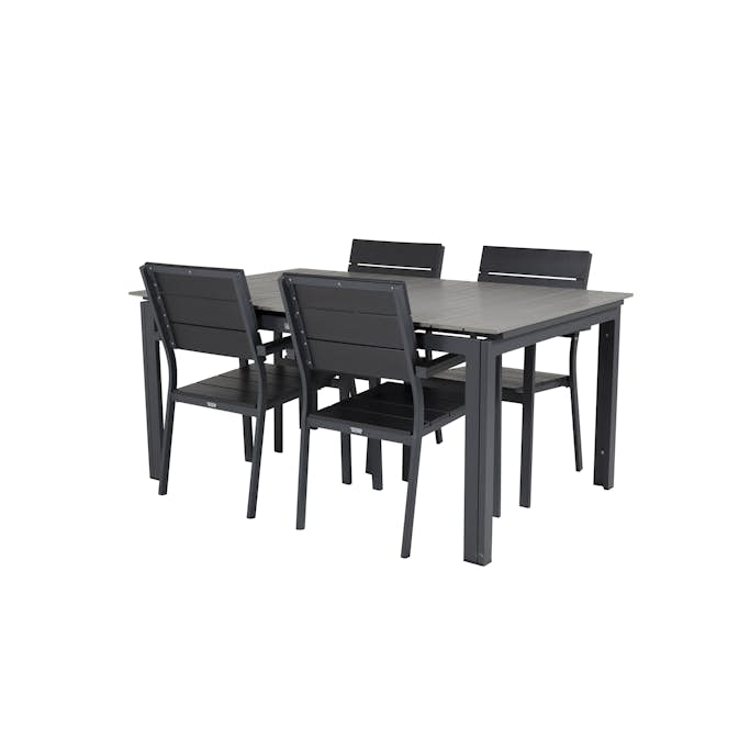 Matgrupp Venture Home Lova 160/240 med 4 Lova Stolar