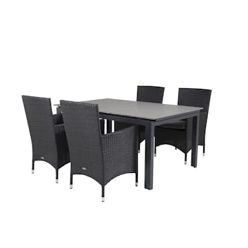 Matgrupp Venture Home Lova 160/240 med 4 Milwa Stolar