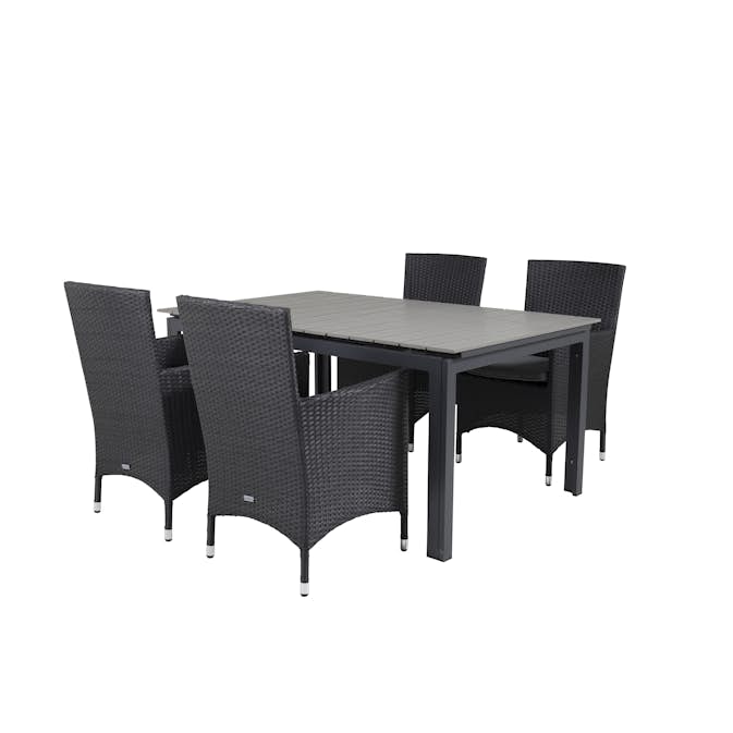 Matgrupp Venture Home Lova 160/240 med 4 Milwa Stolar