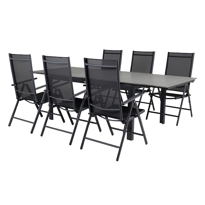Matgrupp Venture Home Lova 160/240 med 6 Bront Stolar