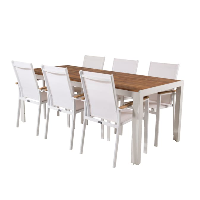 Matgrupp Venture Design Berfin med 6 Thea Matstolar