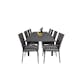 Matgrupp Venture Design Madrid 160/240 med 8 Asta Stolar