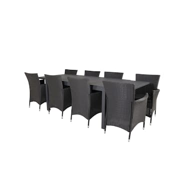 Matgrupp Venture Home Madrid 160/240 med 8 Kira Stolar