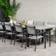 Matgrupp Venture Home Lova 224/324 med 10 Copacabana Karmstolar