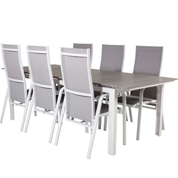 Matgrupp Venture Home Lova 224/324 med 6 Copacabana Stolar