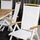 Matgrupp Venture Design Perla 152/210 med 6 Stolar
