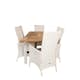 Matgrupp Venture Design Perla 152/210 med 6 Pishi Matstolar