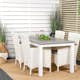 Matgrupp Venture Design Aleyna 152/210 med 4 Milwa Stolar