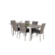 Matgrupp Venture Home Aleyna 152/210 med 6 Asta Stolar