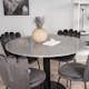 Matgrupp Venture Home Roxanna med 4 Limhamn Light Stolar