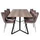 Matgrupp furniture/fashion Madde med 6 Limhamn Light Stolar
