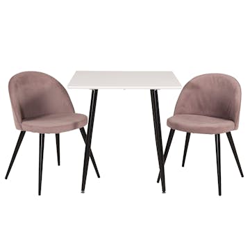 Matgrupp Venture Home Pobbie med 2 Valentina Stolar Manchester