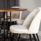 Matgrupp furniture/fashion Copenhagen med 6 Valentina Sammet Stolar