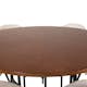 Matgrupp furniture/fashion Copenhagen med 6 Valentina Sammet Stolar