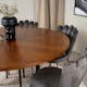 Matgrupp furniture/fashion Copenhagen med 6 Gråa Limhamn Light Stolar