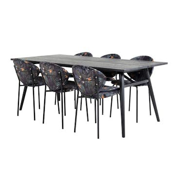 Matgrupp Venture Home Salt med 6 Valor Stolar