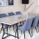 Matgrupp Venture Home Jenni med 6 Plake Stolar