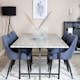 Matgrupp Venture Home Jenni med 6 Plake Stolar