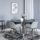 Matgrupp Venture Home Dipp Ø115 cm med 4 Comfort Stolar