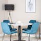 Matgrupp Venture Home Roxanna med 4 Muscot Stolar Runt