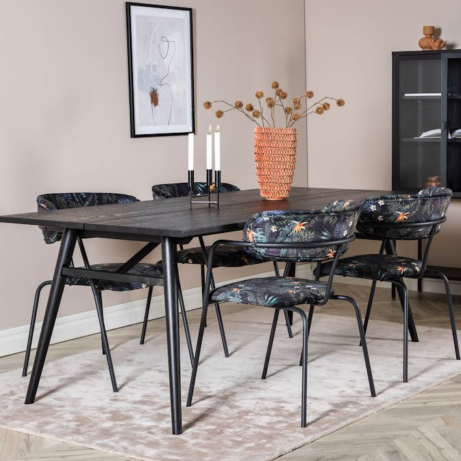 Matgrupp Venture Home Sleek med 4 Arrow stolar