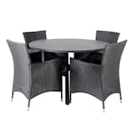 Matgrupp Venture Home Ande med 4 Kew Matstolar