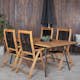 Matgrupp Venture Home Chane med 4 Peder Matstolar
