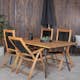 Matgrupp Venture Home Chane med 4 Peder Matstolar