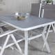 Matgrupp Venture Design Vyn med 4 Bend Matstolar