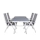 Matgrupp Venture Design Vyn med 4 Bend Matstolar