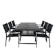 Matgrupp Venture Design Douglas med 6 Copacabana Stapelbara Matstolar