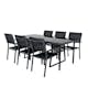 Matgrupp Venture Design Douglas med 6 Copacabana Stapelbara Matstolar