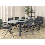 Matgrupp Venture Home Lova 224 med 8 Aspen Matstolar