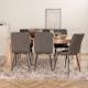 Matgrupp Venture Home Shy med 6 Walerina Stolar Mikrofiber