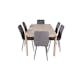 Matgrupp Venture Home Shy med 6 Walerina Stolar Mikrofiber