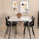 Matgrupp Venture Home Jolie med 4 Ardi Stolar