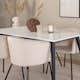 Matgrupp Venture Home Jolie med 4 Bergen Stolar Sammet