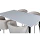Matgrupp Venture Home Jolie med 4 Bergen Stolar Sammet