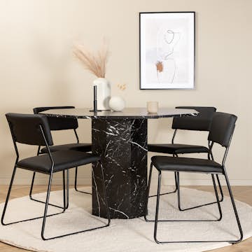 Matgrupp Venture Home Monte Carlo matbord och Kungshamn matstol