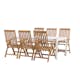 Matgrupp Venture Home Togo 200x100 cm med 6 Kenya Stolar