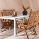 Matgrupp Venture Home Togo 200x100 cm med 6 Kenya Stolar