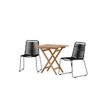 Cafégrupp Venture Home Kenya med 2 Lindos Stolar